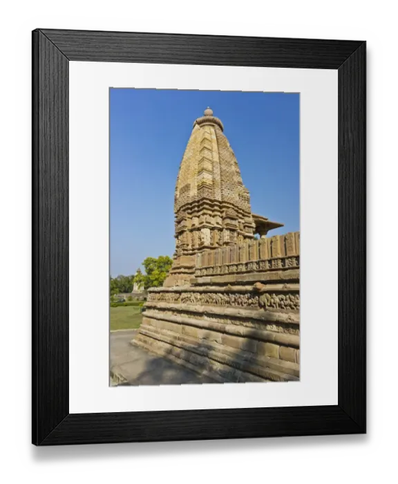 Framed Print : Lakshmana Temple, Khajuraho Temples, Chhatarpur District, Madhya Pradesh, India