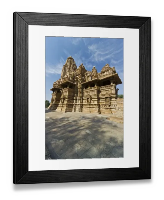 Framed Print : Lakshmana Temple, Khajuraho Temples, Chhatarpur District, Madhya Pradesh, India