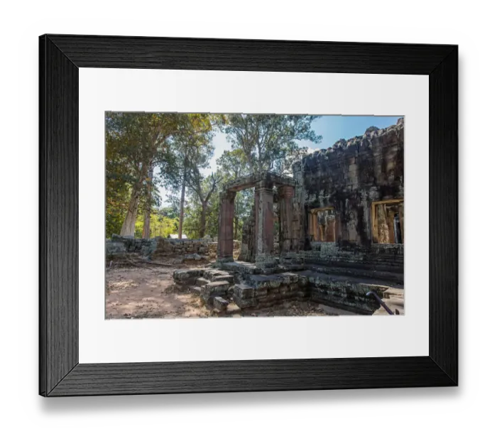 Framed Print : Ta Prohm Temple in Angkor, Cambodia Framed Print : Ta Prohm Temple in Angkor, Cambodia