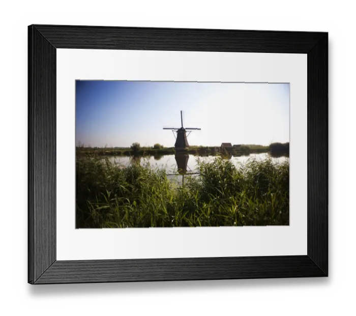 Framed Print : Kinderdijk Windmill Framed Print : Kinderdijk Windmill