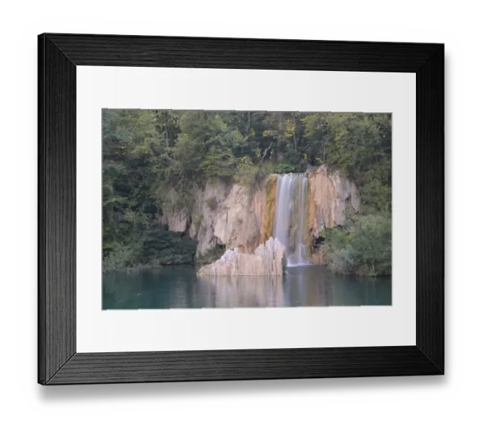 Framed Print : Beautiful waterfalls in Plitvice Framed Print : Beautiful waterfalls in Plitvice
