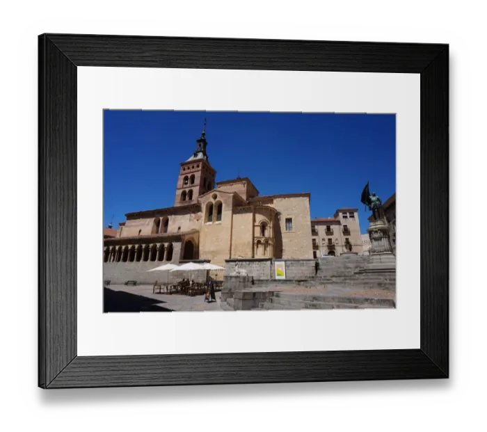 Framed Print : San Martin Church and Plaza de las Sirenas, Segovia, Spain Framed Print : San Martin Church and Plaza de las Sirenas, Segovia, Spain