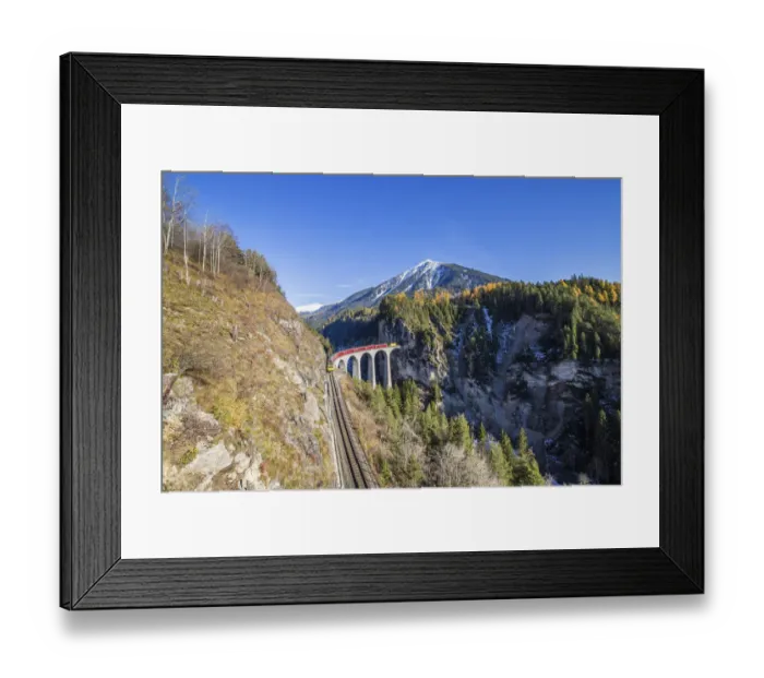 Framed Print : Bernina Express Switzerland Framed Print : Bernina Express Switzerland