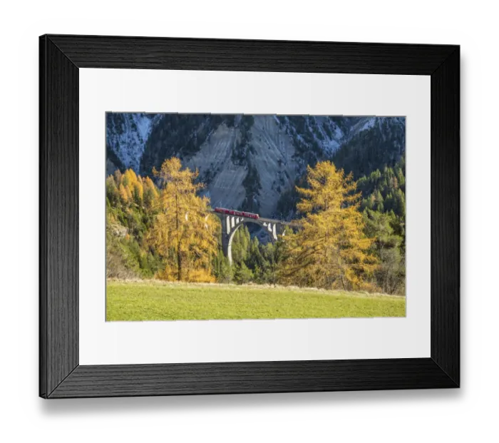 Framed Print : Bernina Express Switzerland Framed Print : Bernina Express Switzerland