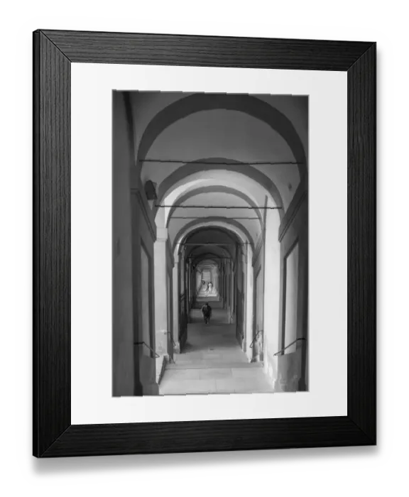 Framed Print : Archway. San Luca arcades in Bologna, Italy Framed Print : Archway. San Luca arcades in Bologna, Italy