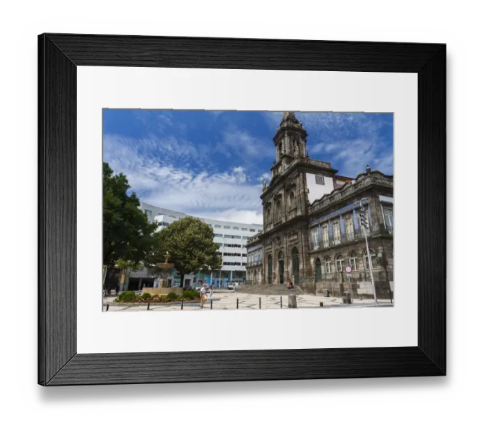 Framed Print : Igreja da Trindade. Porto (Oporto), Portugal Framed Print : Igreja da Trindade. Porto (Oporto), Portugal