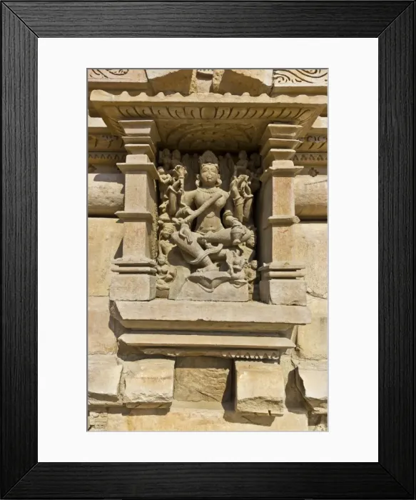 Framed Print : Artistic sculptures of Parshvanatha Temple, Khajuraho, Chhatarpur District, Madhya Pradesh, India Framed Print : Artistic sculptures of Parshvanatha Temple, Khajuraho, Chhatarpur District, Madhya Pradesh, India