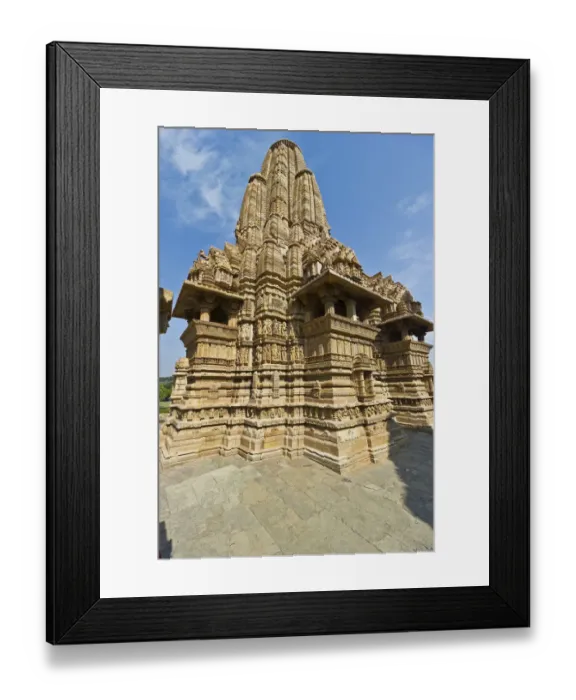 Framed Print : Lakshmana Temple, Khajuraho Temples, Chhatarpur District, Madhya Pradesh, India