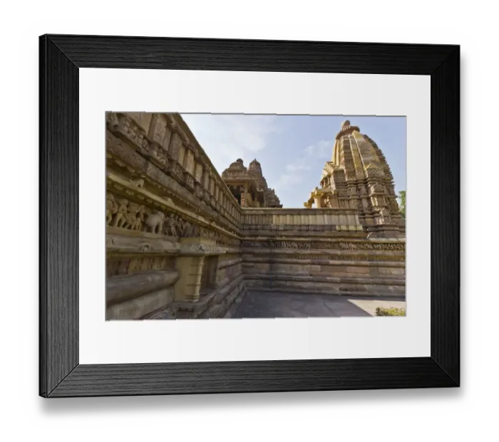 Framed Print : Lakshmana Temple, Khajuraho Temples, Chhatarpur District, Madhya Pradesh, India