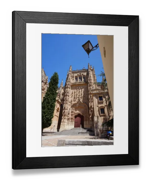 Framed Print : Entrance of the New Cathedral of Salamanca, Spain Framed Print : Entrance of the New Cathedral of Salamanca, Spain