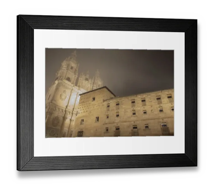 Framed Print : Clergy and Hause of seashell of Salamanca Framed Print : Clergy and Hause of seashell of Salamanca