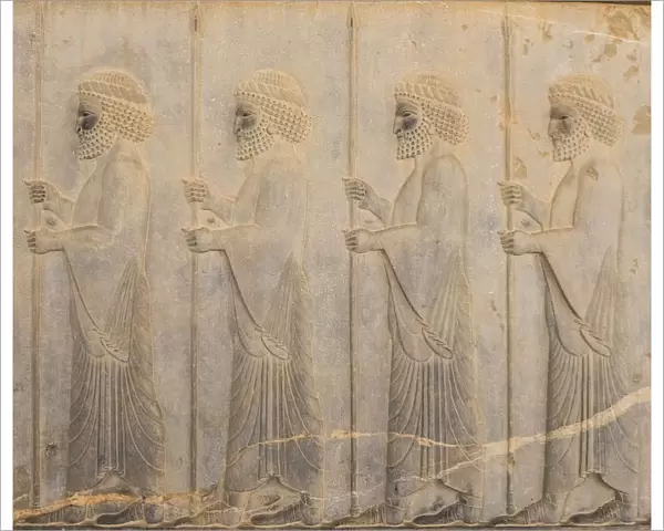 Bas reliefs, Persepolis, Fars Province, Iran