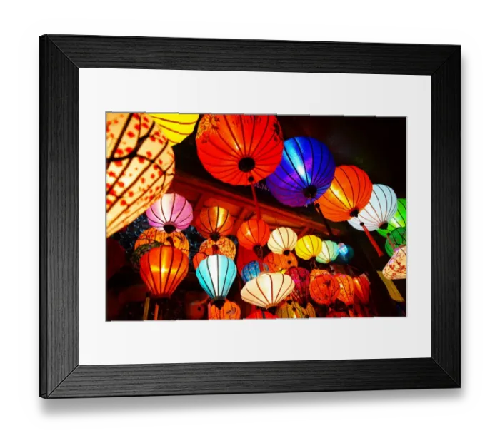 Framed Print : Hoi An lanterns Framed Print : Hoi An lanterns