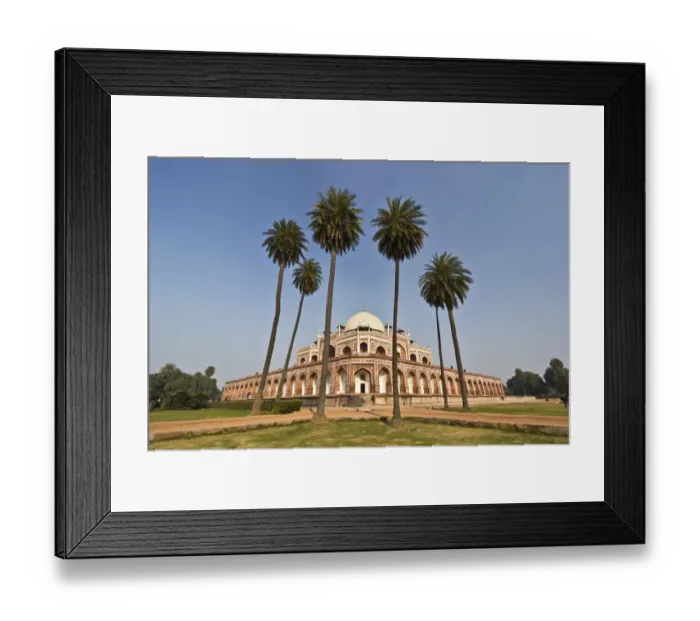 Framed Print : Complete view of Humayuns Tomb - a UNESCO World Heritage Site Framed Print : Complete view of Humayuns Tomb - a UNESCO World Heritage Site