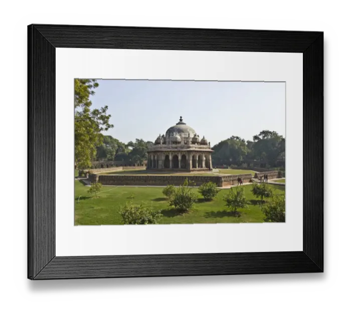 Framed Print : Complete view of Isa Khan Niyazis Garden Tomb