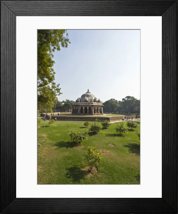 Framed Print : Complete view of Isa Khan Niyazis Garden Tomb