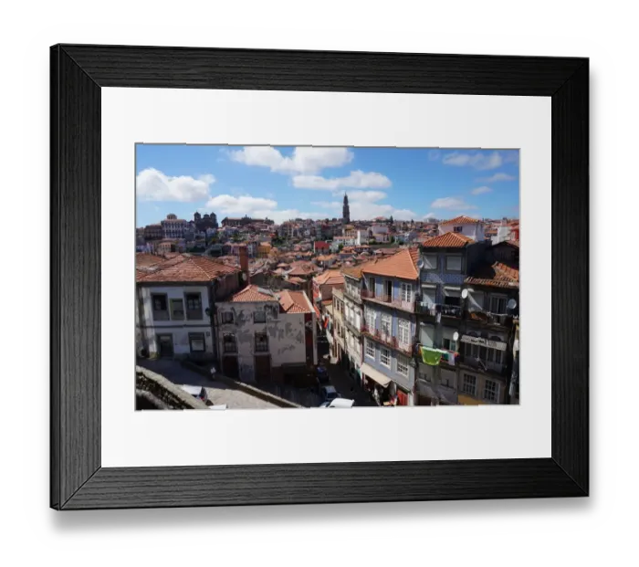 Framed Print : Old city of Porto in the sun, Porto, Portugal Framed Print : Old city of Porto in the sun, Porto, Portugal