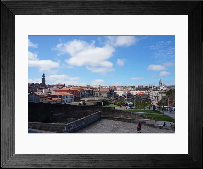 Framed Print : Broad overview over Porto, Portugal Framed Print : Broad overview over Porto, Portugal