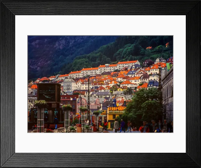 Framed Print : Bergen, Norway Framed Print : Bergen, Norway