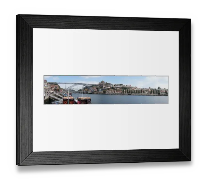Framed Print : Douro River Area, Panorama, Porto, Portugal Framed Print : Douro River Area, Panorama, Porto, Portugal
