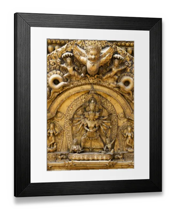 Framed Print : Taleju Chowk gate details, Bhaktapur Framed Print : Taleju Chowk gate details, Bhaktapur