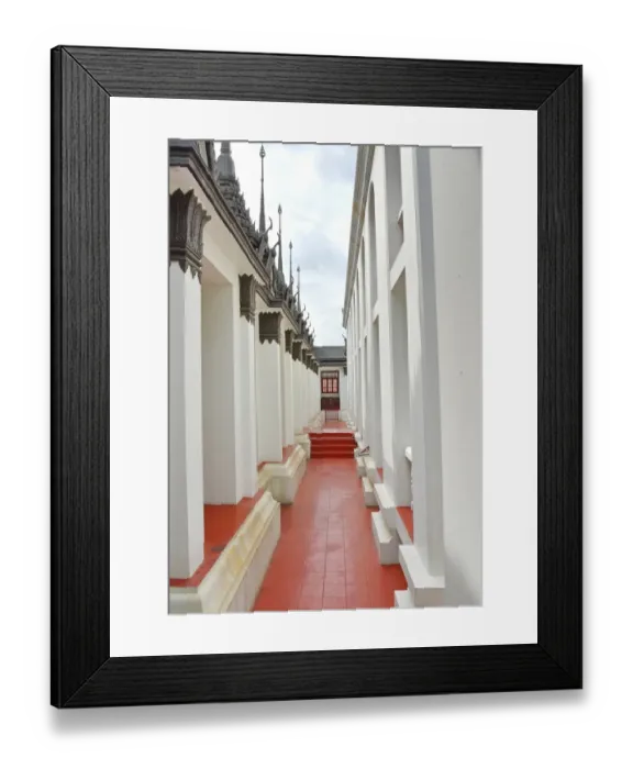 Framed Print : Loha Prasat temple bangkok thailand Framed Print : Loha Prasat temple bangkok thailand