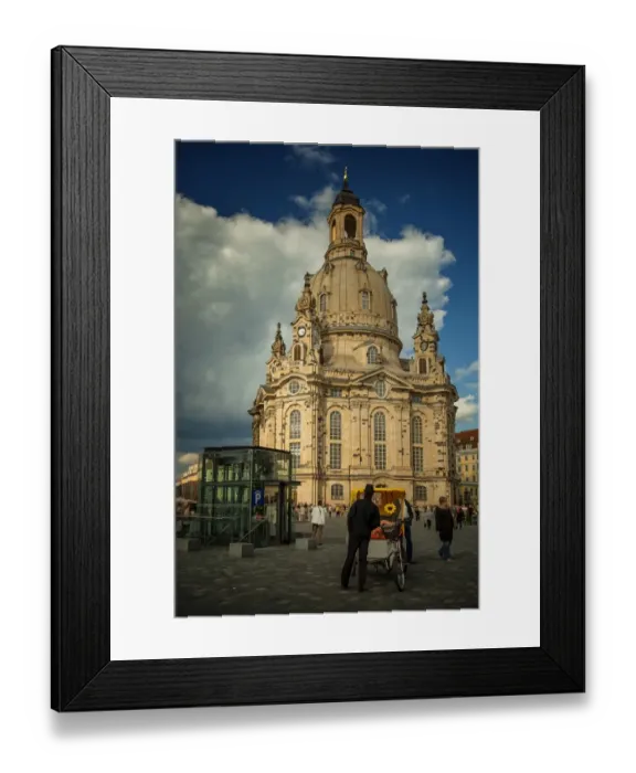 Framed Print : Dresden Frauenkirche Framed Print : Dresden Frauenkirche