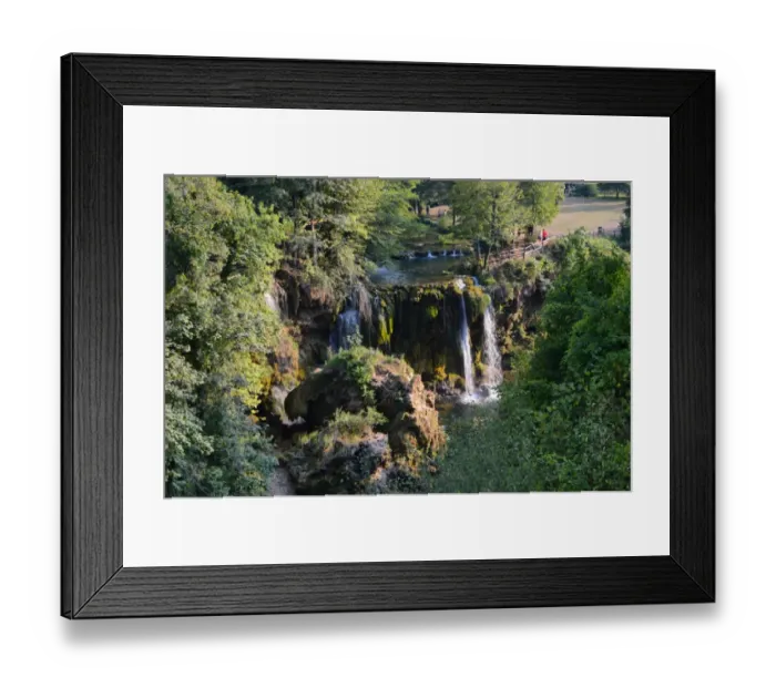 Framed Print : Rastoke historical centre at river Corana Framed Print : Rastoke historical centre at river Corana