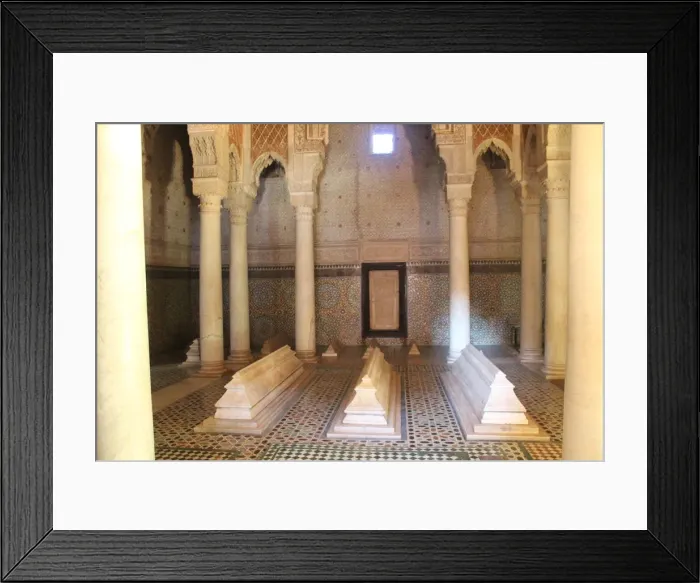 Framed Print : Saadian Tombs in Marrakech