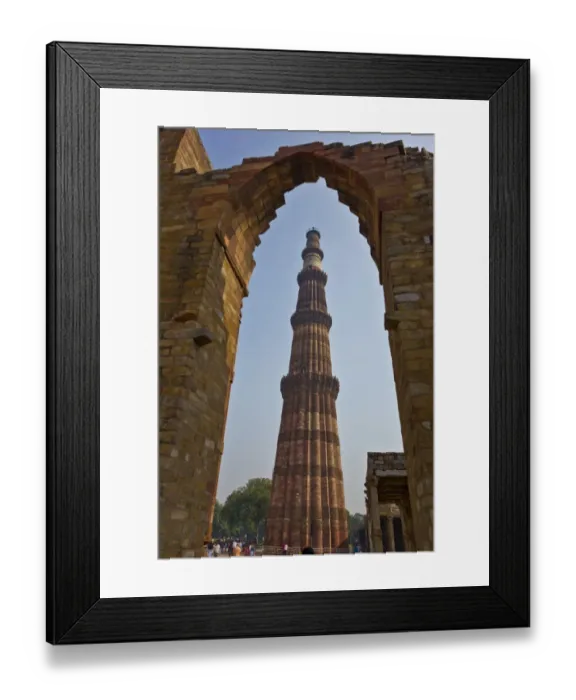 Framed Print : Old glory - Qutub Minar Framed Print : Old glory - Qutub Minar