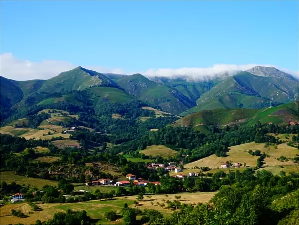 View over Mountain Range, Spain, Picos de Europa