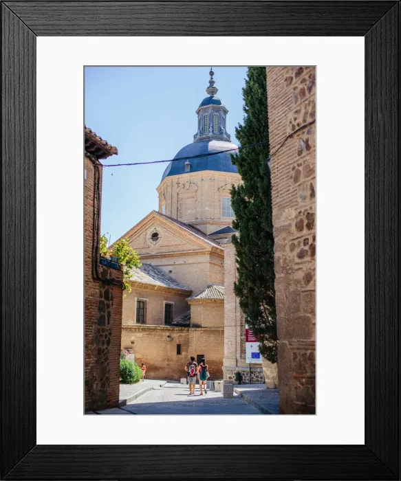 Framed Print : Calle San Roman, Toledo Framed Print : Calle San Roman, Toledo