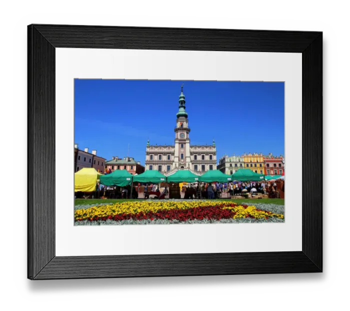 Framed Print : Zamosc, Renaissance city in Poland