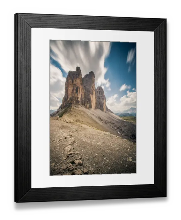 Framed Print : Tre Cime di Lavarello (Drei Zinnen) Framed Print : Tre Cime di Lavarello (Drei Zinnen)
