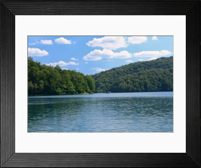Framed Print : Beautiful landscape in the Plitvice Lakes Framed Print : Beautiful landscape in the Plitvice Lakes