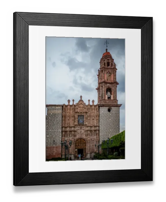 Framed Print : San Francisco Church in San Miguel de Allende