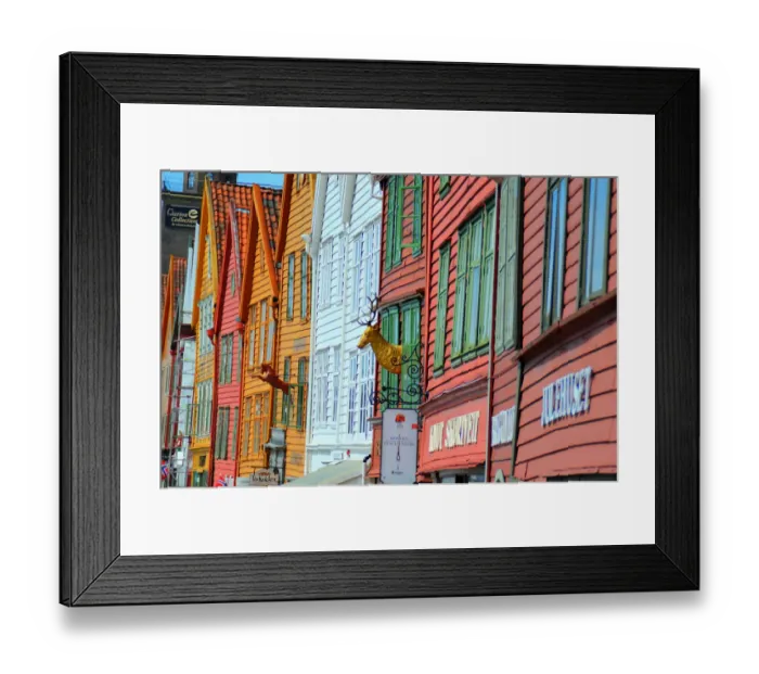 Framed Print : Bergen, Norway Framed Print : Bergen, Norway