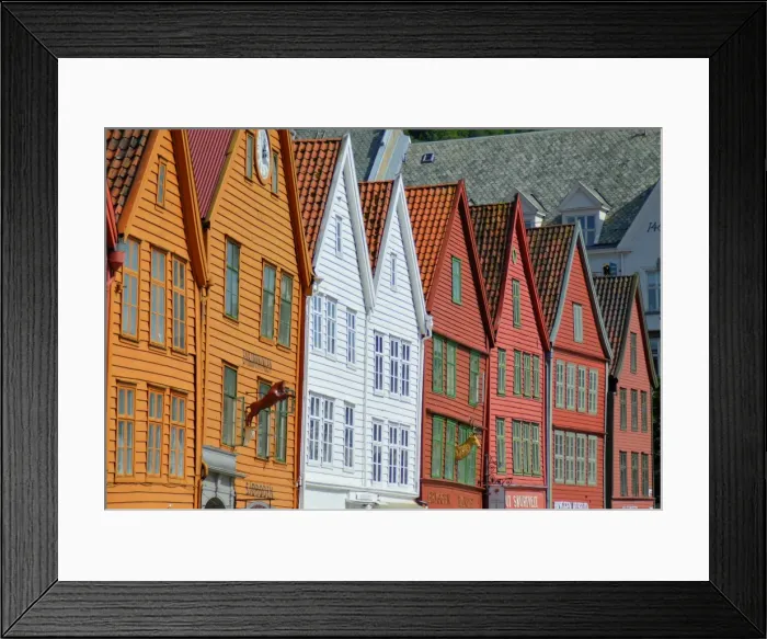 Framed Print : Bergen, Norway Framed Print : Bergen, Norway
