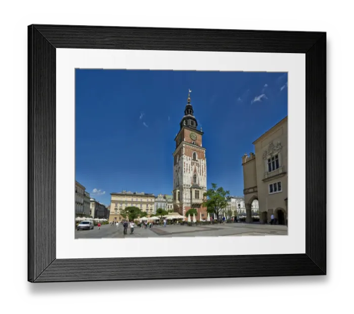 Framed Print : Town Hall Tower on Rynek of Krakow Framed Print : Town Hall Tower on Rynek of Krakow