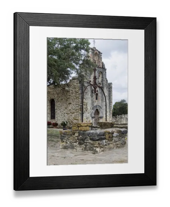 Framed Print : Espada Mission: A World Heritage Sites Framed Print : Espada Mission: A World Heritage Sites
