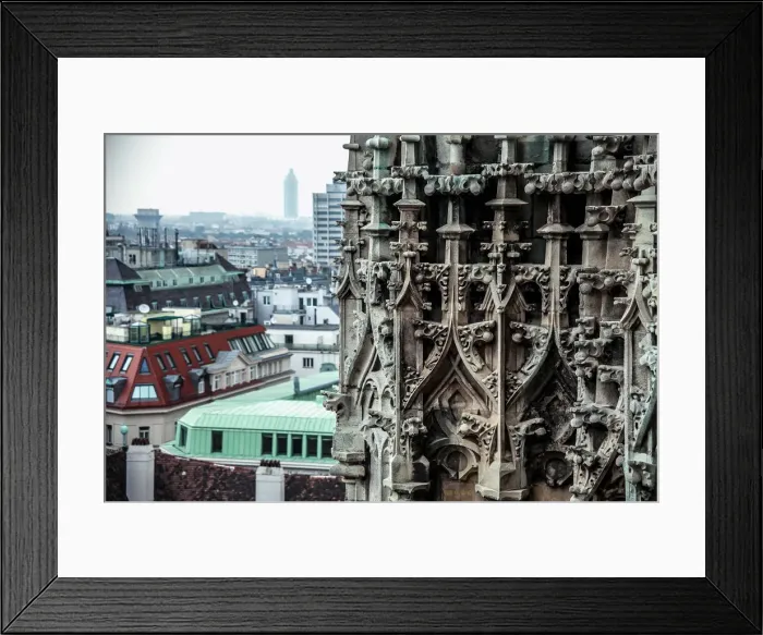 Framed Print : St. Stephen cathedral overlooking Vienna Framed Print : St. Stephen cathedral overlooking Vienna