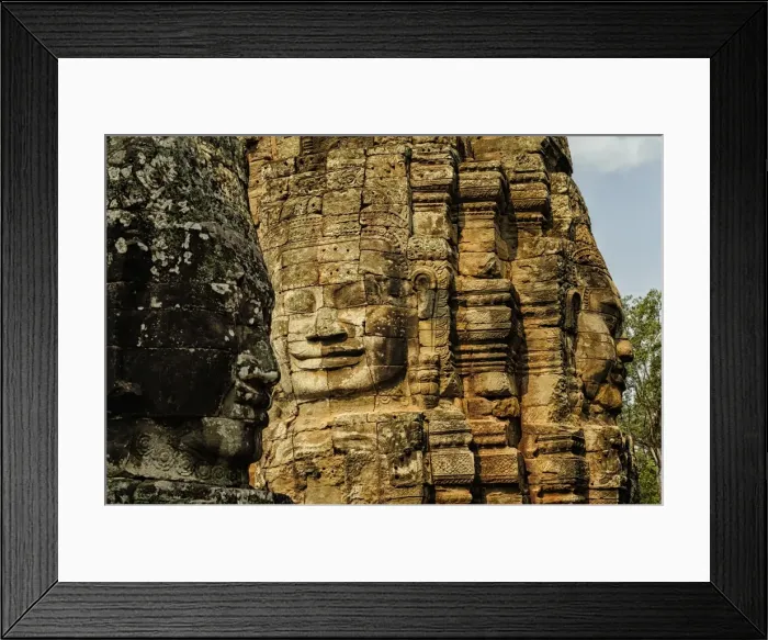 Framed Print : Bayon temple Framed Print : Bayon temple