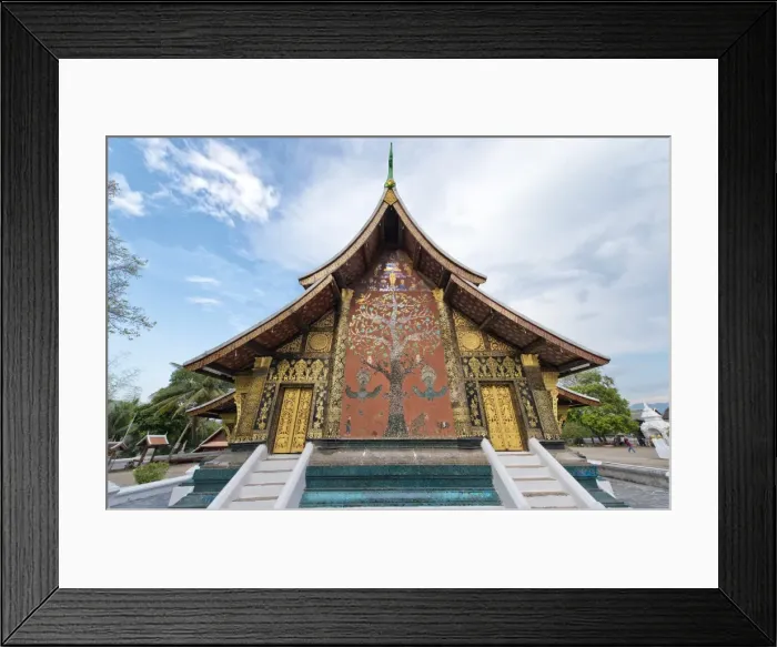 Framed Print : Wat Xieng Thong, Luang Prabang, Laos