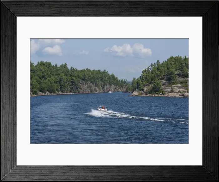 Framed Print : Boating between Islands Framed Print : Boating between Islands