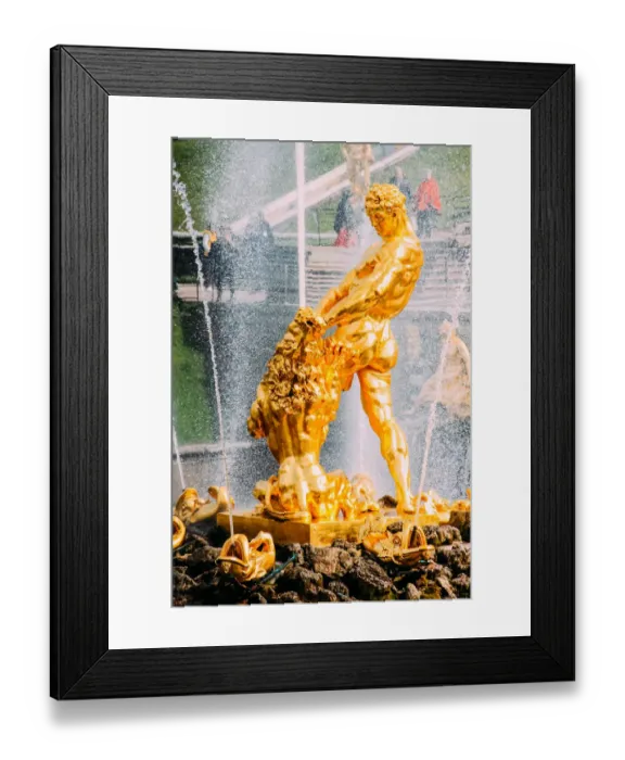 Framed Print : The fountain with the statue of Samson, Peterhof Framed Print : The fountain with the statue of Samson, Peterhof