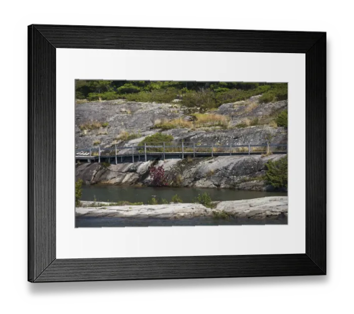 Framed Print : Boardwalk on the Rocks Framed Print : Boardwalk on the Rocks