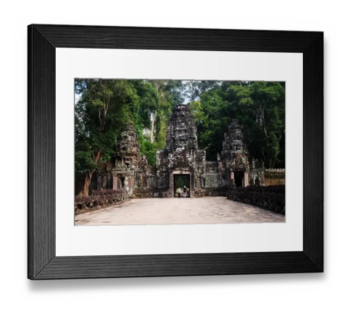 Framed Print : Angkor Thom Gate Cambodia Framed Print : Angkor Thom Gate Cambodia