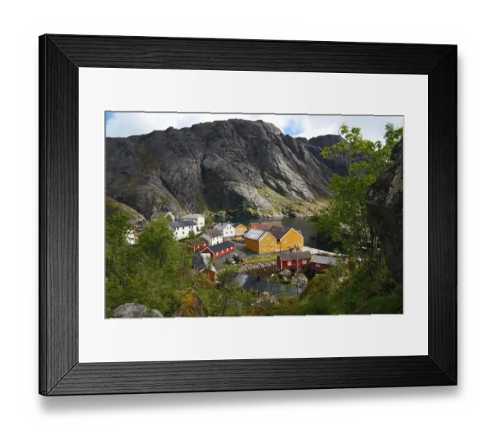 Framed Print : Nusfjord - Lofoten islands Framed Print : Nusfjord - Lofoten islands