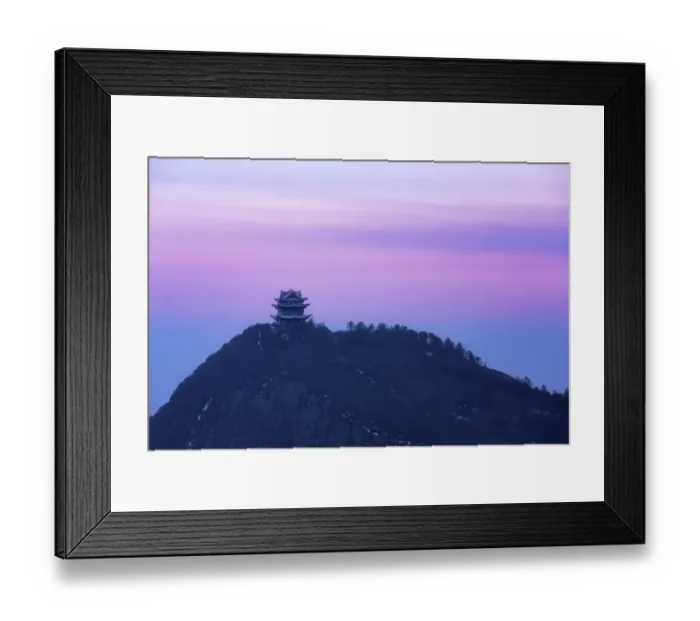 Framed Print : Top of Emeishan (Sichuan, China )