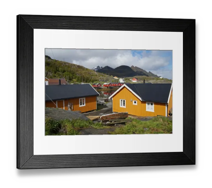 Framed Print : SakrisAŝy - the village Framed Print : SakrisAŝy - the village